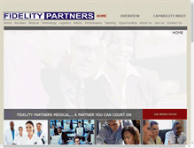 Tablet Screenshot of fidelitypartners.org